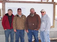 Match 2 - Score Relay Winners - Irv Claar, Ray Bellotti, Steve Yoder, Tom Podolinsky